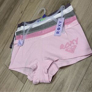NWT Roxy Boy Short Underwear Set